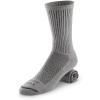 Guide Gear Lightweight Performance Crew Socks for Men and Women, Outdoor, Hiking, Running, Walking, Trekking, Sports, 1 Pair(Gray)