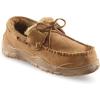 Guide Gear Suede Leather Moccasins for Men, Bedroom House Slippers, Indoor and Outdoor Shoes(Cinnamon)