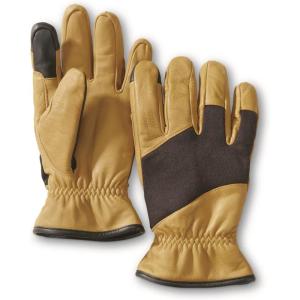 Guide Gear Leather & Wool Touchscreen Gloves(Light Brown)
