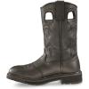 Guide Gear Bandit II Men’s Concealed Carry Western Cowboy Rodeo Work Boots Leather Waterproof Shoes(Black)