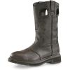 Guide Gear Bandit II Men’s Concealed Carry Western Cowboy Rodeo Work Boots Leather Waterproof Shoes(Black)