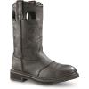 Guide Gear Bandit II Men’s Concealed Carry Western Cowboy Rodeo Work Boots Leather Waterproof Shoes(Black)