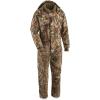 Guide Gear Men’s Dry Waterproof Hunting Coveralls with Hood, Insulated Camo Hunt Overalls(Mossy Oak Dna)