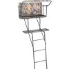 Guide Gear 16.5′ 2-Man Ladder Tree Stand for Hunting Elevated Climbing Seat Hunting Gear Equipment Accessories RT APX