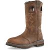 Guide Gear Bandit II Men’s Concealed Carry Western Cowboy Rodeo Work Boots Leather Waterproof Shoes Distressed Brown 9.5D (Medium)