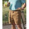 Guide Gear Cargo Shorts for Men Wakota – Casual and Cotton 6 Inch Inseam Shorts British Khaki 38