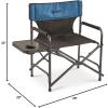 Guide Gear Director’s Camp Chair, Oversized, Portable, Folding, 500-lb. Capacity Blue/Black