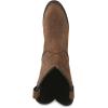 Guide Gear Men’s 12” Western 2.0 Waterproof Boots; Cowboy Rodeo Work Boots Leather Waterproof Footwear Distressed Brown 11D (Medium)