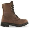 Guide Gear Men’s Western Work 2.0 Lace-up Work Boots; Leather Uppers, Rubber Sole Shoes Distressed Brown 9D (Medium)