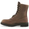 Guide Gear Men’s Western Work 2.0 Lace-up Work Boots; Leather Uppers, Rubber Sole Shoes Distressed Brown 9D (Medium)