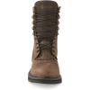 Guide Gear Men’s Western Work 2.0 Lace-up Work Boots; Leather Uppers, Rubber Sole Shoes Distressed Brown 9D (Medium)