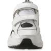 Guide Gear Walking Shoes for Men Hook and Loop, Comfortable Shoes for Work, Casual, Working White/Navy 11.5 4E (2xExtraWide)