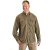 Guide Gear Men’s Casual Button Down Shirt, Long Sleeve, Work, Camping, Sportsman’s Flex Canvas Moss Stone Large