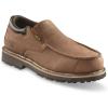 Guide Gear Men’s Rugged Timber Waterproof Slip-On Shoes; Moisture Wicking Insoles, Casual Footwear Canteen Brown 10D (Medium)