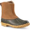 Guide Gear Men’s Side Zip Insulated Leather Duck Boots, Winter Boots for Men, Waterproof Rain Shoes, 400 Gram Tan 10D (Medium)