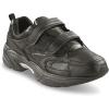 Guide Gear Walking Shoes for Men Hook and Loop, Comfortable Shoes for Work, Casual, Working Black 11 4E (2xExtraWide)