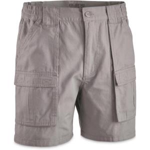 Guide Gear Cargo Shorts for Men Wakota – Casual and Cotton 6 Inch Inseam Shorts Ultimate Gray 42
