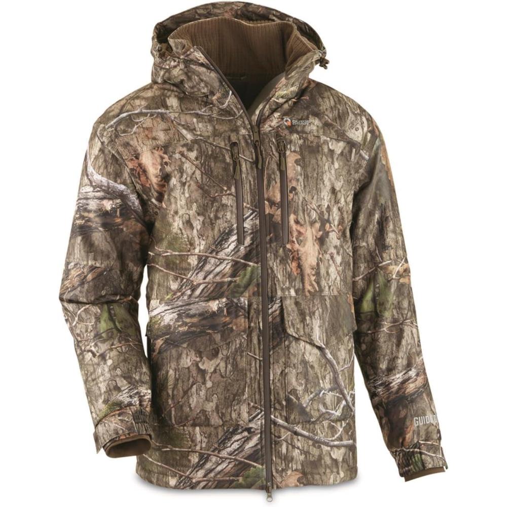 image:imageGuide Gear Mens Guide Dry Steadfast Insulated Parka Hunting Clothing Camo Jacket Mossy Oak Country DNA LARGE