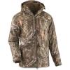 Guide Gear Men’s Guide Dry Steadfast Insulated Parka; Hunting Clothing, Camo Jacket Mossy Oak Country DNA LARGE