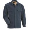 Guide Gear Solid Sherpa Lined Fleece CPO Long Sleeve Shirt Jacket; for Work, Hunting or Casual Wear for Men Harbor Blue L Tall
