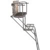 Guide Gear 16.5′ 2-Man Ladder Tree Stand for Hunting Elevated Climbing Seat Hunting Gear Equipment Accessories(Realtree APX)