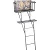 Guide Gear 16.5′ 2-Man Ladder Tree Stand for Hunting Elevated Climbing Seat Hunting Gear Equipment Accessories(Realtree APX)