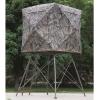 Guide Gear 6′ Quad Pod Hunting Tower Blind, 2-3 Man Stand Elevated, Hunting Gear Equipment Accessories, 6×6′(Mossy Oak Country Roots)