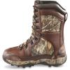 Guide Gear Leather Hunting Boots for Men Monolithic Extreme Waterproof Insulated, 2,400-gram Thinsulate Ultra
