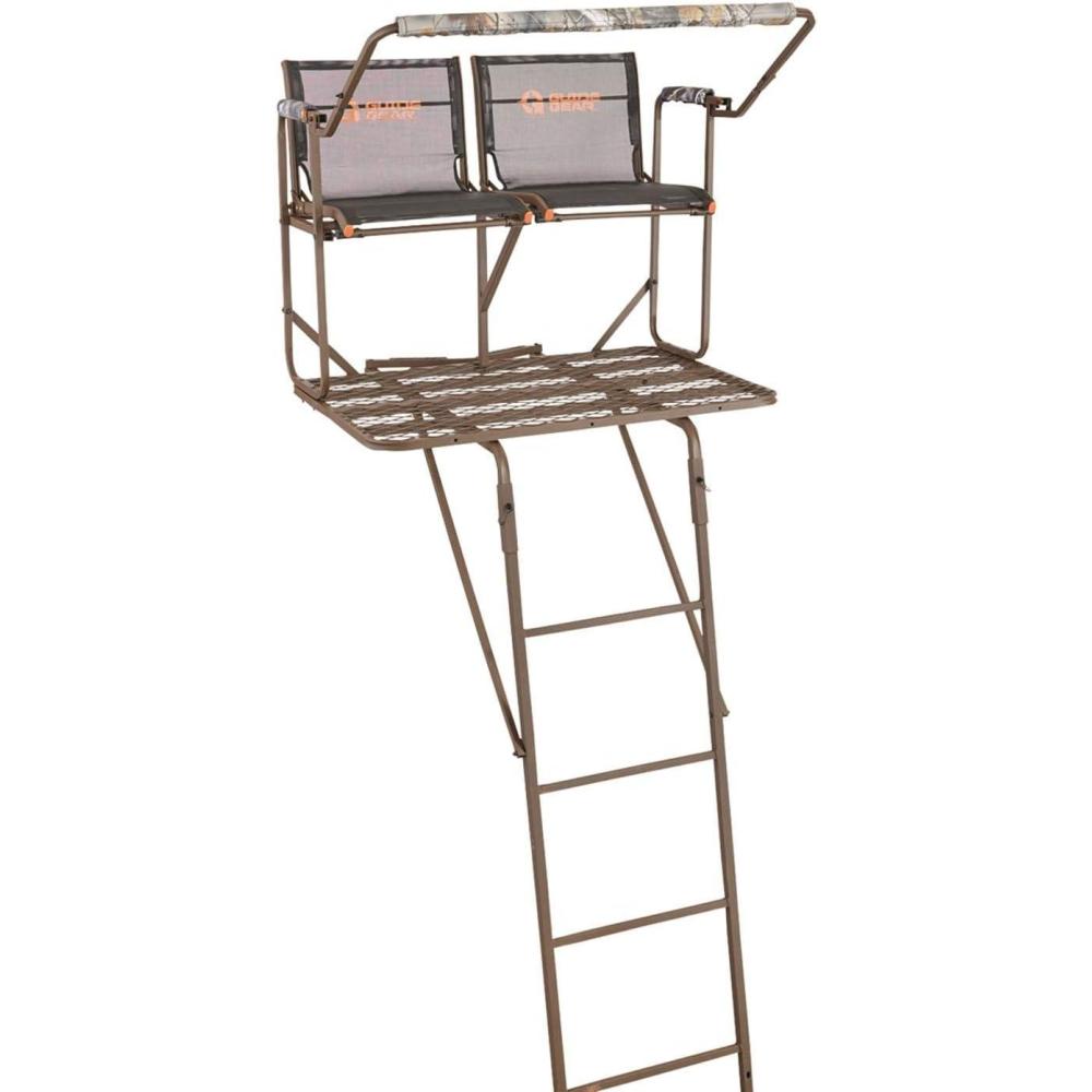 image:imageGuide Gear 17 2Man Ladder Tree Stand Climbing Hunt Seat Hunting Gear Equipment AccessoriesMossy Oak Country Roots