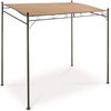 Guide Gear Small Gazebo 5′ x 8′ Canopy Tent Instant Shelter Outdoor Sun Shade for Patio, Backyard, Garden, BBQ Grill, Tan
