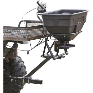 Guide Gear UTV/ATV Broadcast Spreader Seeder, 125-lb. Capacity, Lawn and Garden Seed Spreaders, 12-Volt, with Rain Cover