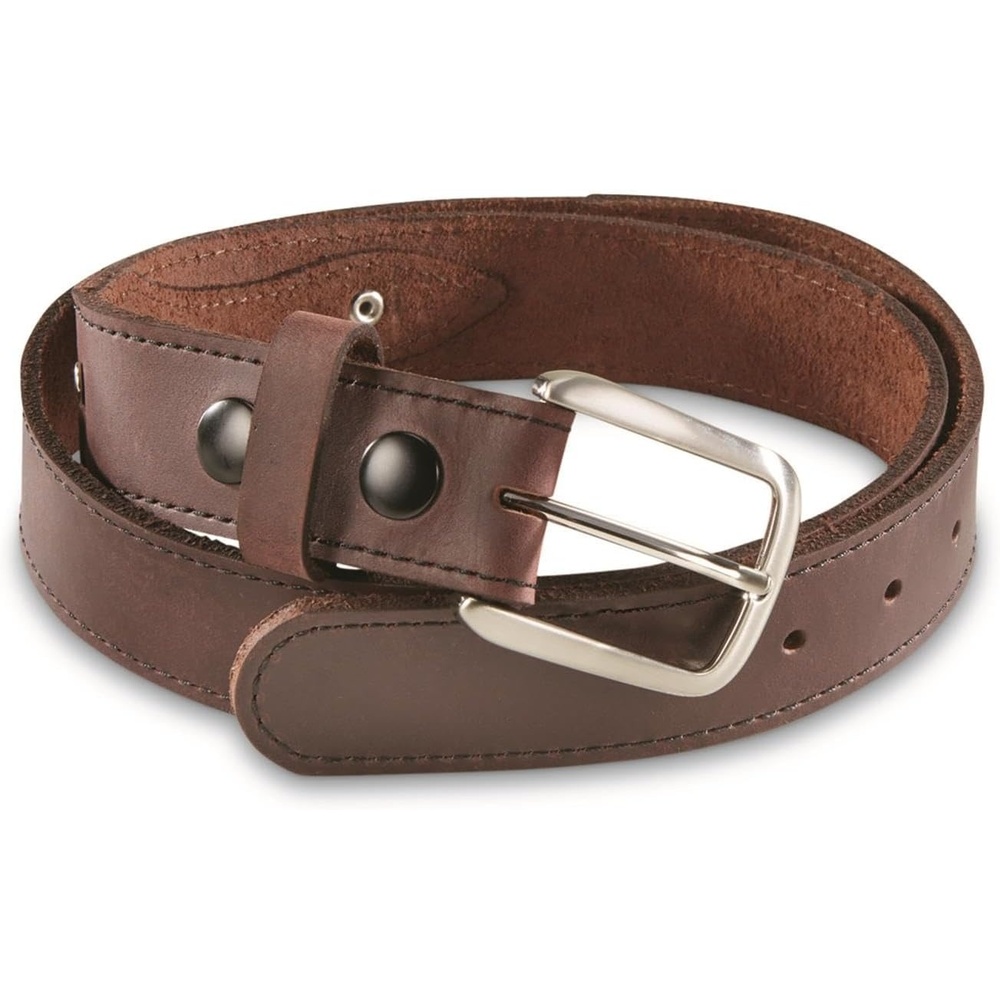 image:imageGuide Gear 125 Ranger Belt Leather Waistband Supports HolsterBrown